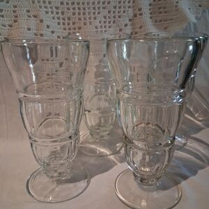 Vintage Fountain Glasses